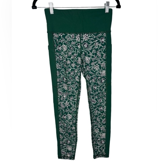 Athleta Affirmation 7/8 Tight Leggings in Dragonfly Green  Size Small - Picture 2 of 7